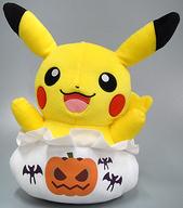 ぬいぐるみ ピカチュウ でっかいハロウィンぬいぐるみ〜ピカチュウ・イーブイ〜 「ポケットモンスター」 gambar 1