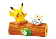 トレーディングフィギュア 1.ピカチュウ＆トゲピー 「ポケットモンスター ならべて!つなげて!なかよしの木2 〜気ままな昼下がり〜」 圖片 1