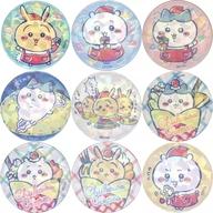 バッジ・ピンズ 全9種セット 「ちいかわ×マリオンクレープ ちいかわクレープ ホログラム缶バッジ in カプセル」
