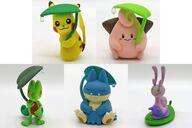 トレーディングフィギュア 全5種セット 「ポケモン しとしとあまやどり」