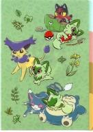 클리어 파일 냐! 냐냐! 냐오하! A4 3포켓 클리어 파일 포켓몬스터
