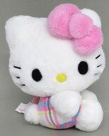 ぬいぐるみ ハローキティ(パステルタータン/ピンクリボン) ぬいぐるみ 「サンリオキャラクターズ」 ハローキティ50thアニバーサリーショップ限定