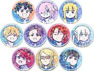 バッジ・ピンズ 全10種セット 「Fate/Grand Order 藤丸立香はわからない POP UP STORE in ロフト vol.2 槌田先生 描き下ろし 梅雨の合間にver. トレーディングホログラム缶バッジ」