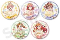 バッジ・ビンズ 全5種セット 「五等分の花嫁＊ トレーディングホログラム75mm缶バッジ」