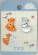 アクセサリー(非金属) ロコン＆アローラロコン ピアス にたものどうし 「ポケットモンスター」 ポケモンセンター限定