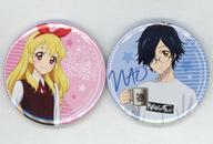 バッジ・ビンズ 星宮いちご＆涼川直人 描きおろし缶バッジ2個セット 「アイカツ!スタイル for Gentleman」