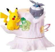 食玩 トレーディングフィギュア 2.ピカチュウ＆メレシー 「あつめて!かさねて!ポケモンの森6 しんぴ輝く場所」 画像 1