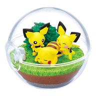 食玩 トレーディングフィギュア 1.ピカチュウ＆ピチュー 「ポケットモンスター テラリウムコレクション9」 Bild 1