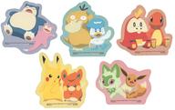 シール・ステッカー 全5種セット ステッカー 「ポケットモンスター カビゴンといっしょ キャンペーン in NAMCO」 ナムコくじ ステッカー賞 hình ảnh 1