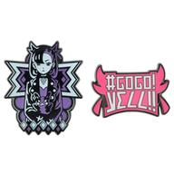 バッジ・ピンズ マリィ＆モルペコ(はらぺこもよう)＆ロゴ ピンズ2個セット #GOGO!YELL!! 「ポケットモンスター」 ポケモンセンター限定 รูปภาพ 1