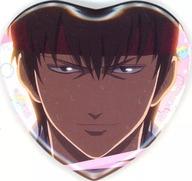Toshiro Hijikata (Tosshie) Backlighting & Front-Facing Fan Support Can Badge Wave 1 - Gintama On-Theater 2D: Shinsengumi Turbulence Arc image 1