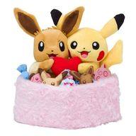 ぬいぐるみ シーズンピカチュウ＆イーブイ(冬) ぬいぐるみ 「ポケットモンスター」 ポケモンセンター限定 圖片 1