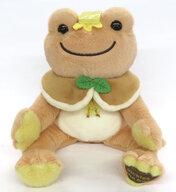ぬいぐるみ ピクルス(パンケーキ) always coffee ビーンドール 「pickles the frog-かえるのピクルス-」 マルシェド限定