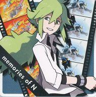 コースター(キャラクター) 15.N(背景ブルー/文字背景ブラック Nの名セリフコースター 「ポケットモンスター」 ポケモンセンター Nキャンペーン 3期特典 imagen 1