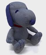 ぬいぐるみ スヌーピー(A.グレー) デニムスヌーピーぬいぐるみwith 「PEANUTS(SNOOPY)」