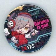 バッジ・ピンズ だるまいずごっど(Crazy Raccoon) 缶バッジ(ホロ) 「CR FES 2023」 缶バッジくじ景品