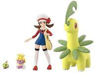 食玩 トレーディングフィギュア ポケモンスケールワールド ジョウト地方 コトネ＆ベイリーフ＆ネイティ＆ムチュール プレミアムバンダイ＆ポケモンセンター限定 Bild 1