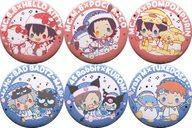 Pin Set - Complete 6-Piece "Hypnosis Mic -Division Rap Battle- Sanrio Nakayoku Edit Hotel Collaboration Can Badge Collection (Ikebukuro / Yokohama)"