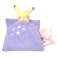 クッション・抱き枕・本体(キャラクター) おやすみピカチュウ＆ミュウ マスコット付きクッション 「2019 Pokemon Collectionくじ〜Holiday Night〜」 ラストワン賞 画像 1