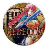 バッジ・ピンズ(キャラクター) レベッカ(闘) 「ワンピース 輩〜YAKARA〜缶バッジ PINK＆GOLD」
