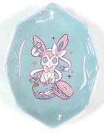 皿・茶碗(キャラクター) ニンフィア コレクションプレート 「2018 Pokemon Collectionくじ〜ピカチュウ＆イーブイ〜」 F賞 imagen 1