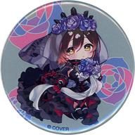 バッジ・ピンズ ロボ子さん(背景グレー) 「バーチャルYouTuber ホロライブ ロボ子さん 誕生日記念2023 ランダム缶バッジ」