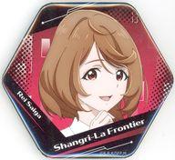 バッジ・ビンズ H.斎賀玲 六角形缶バッジ 「シャングリラ・フロンティア」