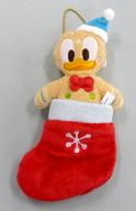 ぬいぐるみ ドナルドダック(ジンジャーブレッド/30周年) ぬいぐるみバッジ 「ディズニークリスマス2013」 東京ディズニーリゾート限定