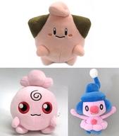 ぬいぐるみ 全3種セット カラーセレクションぬいぐるみ pink〜ピィ・ププリン・マネネ〜 「ポケットモンスター」 gambar 1