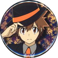 バッジ・ピンズ 沢田綱吉 缶バッジ 「まるくじ 家庭教師ヒットマンREBORN!」 小吉01 图片 1