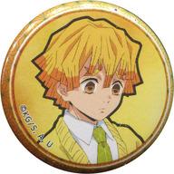 バッジ・ピンズ(キャラクター) 我妻善逸(下向き) 「鬼滅の刃 中高一貫!!キメツ学園物語×ufotable cafe ランダム缶バッジ(第1弾)」