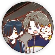 バッジ・ピンズ 長谷部＆燭台切 「特 刀剣乱舞-花丸- 〜雪月華〜 缶バッジ 01.グラフアートイラスト」 gambar 1