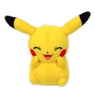 ぬいぐるみ ピカチュウ(笑顔・口開き/スマイル) ピカチュウマニア!コロッとまんまるぬいぐるみ〜スマイル・おこりんぼ・くいしんぼう・はずかしがりや・ほんわかピカチュウ〜 「ポケットモンスター XY＆Z」 gambar 1