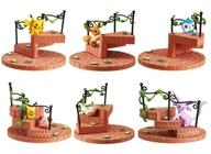 Cute Connectable Pokemon Staircase Trading Figure 6-Type Set image 1