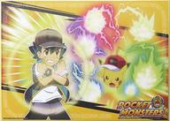 紙製品 サトシ＆ピカチュウ 「フラットガシャポン ポケットモンスター　ビッグサイズ色紙コレクション」 圖片 1