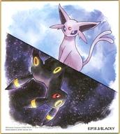 食玩 雑貨 5.エーフィ＆ブラッキー 「ポケモン 色紙ART2」