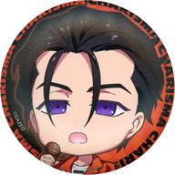 バッジ・ピンズ 伊藤ふみや 「カリスマ×カラオケの鉄人 ふわふわ缶バッジ」