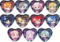 バッジ・ピンズ 全11種セット 「ラブライブ!スーパースター!!×横浜中華街 POP UP SHOP in ChinaTown80 Hall ハート型缶バッジ 描き起こしミニキャラ」 hình ảnh 1