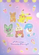 クリアファイル Pretty Sweets Party!! A4クリアファイル 「ポケットモンスター」 ポケモンセンター限定