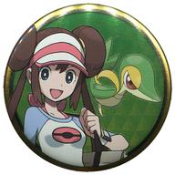 バッジ・ピンズ(キャラクター) 主人公(女の子)＆ツタージャ 「ポケットモンスター 缶バッジコレクション 〜イッシュ地方編B〜」ポケモンセンター限定 圖片 1