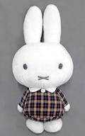 ぬいぐるみ ミッフィー(オレンジ) チェックのワンピース 特大サイズMOREぬいぐるみ 「ミッフィー」 圖片 1