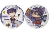 バッジ・ピンズ 剣持刀也 ビッグ缶バッジ2個セット 「ココス×バーチャルYouTuber にじさんじ＆NIJISANJI EN 食べつくせ! 美味しいエンタメ配信中/Luxiem as COCO’S staff!?」 ゼンショーネットストア限定