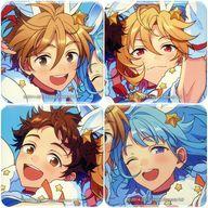 Ra*bits Idol Square Tin Badge Set 'Ensemble Stars!! Album Series Trip Ra*bits' Animate/ES!!Store Bonus
