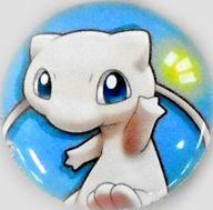 バッジ・ピンズ(キャラクター) ミュウ MEW with YOU 缶バッジ いつも おうえん ありがとう 「ポケットモンスター」 ポケモンセンター限定