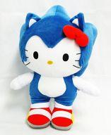 ぬいぐるみ ハローキティ スーパージャンボぬいぐるみ 「ソニック×ハローキティ」