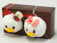 ぬいぐるみ ドナルド＆デイジー バレンタインセット ツムツムぬいぐるみミニ(S) 「ディズニー TSUM TSUM -ツムツム-」 ディズニーストア限定