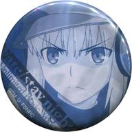 Fate/stay night [Unlimited Blade Works] x ufotable cafe Reissue Lottery Can Badge (Secret) - Saber Baseball