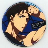 バッジ・ピンズ 山崎宗介 Clear Blue Series -Deep Spirit ver.- ホログラム缶バッジ 「特別版 Free!-Take Your Marks-」