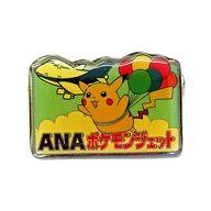 バッジ・ビンズ ピカチュウ ピカピン‘98モデル(ピンバッジ) 「ポケットモンスター×ANA ポケモンジェット」 ピカピカスカイ2001キャンペーン Bild 1