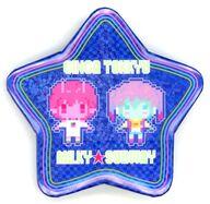 バッジ・ピンズ チハル×マキナ 星形ドットアート缶バッジ 「銀河特急 ミルキー☆サブウェイ」 image 1